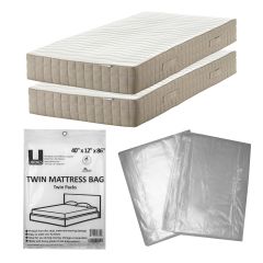 uBoxes twin mattress bags, 2 Pack