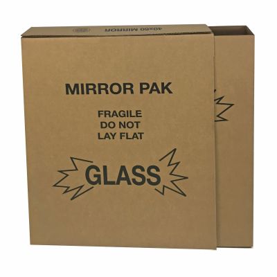 Put glass mirrors in these mirror boxes