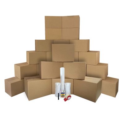 6 Large  and 22 medium boxes to pack your goods UBMOVE Bigger Boxes Smart Moving Kit #2